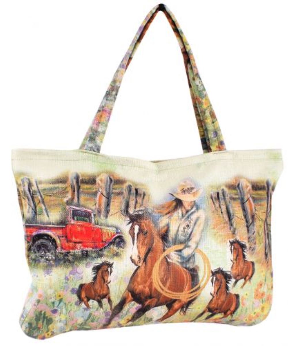 “Roping Cowgirl” Handbag : Down Home Tack & Feed LLC