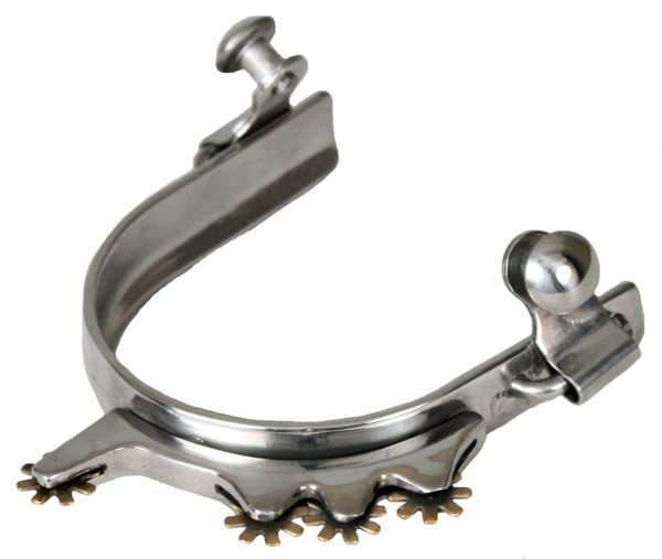 Showman™ Stainless Steel Humane Rowel Bumper Spur | Down Home Tack ...