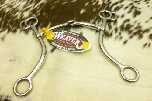 Weaver Draft Horse Bit Tom Thumb Snaffle Mouth with 8" Cheeks 6-1/2" 
